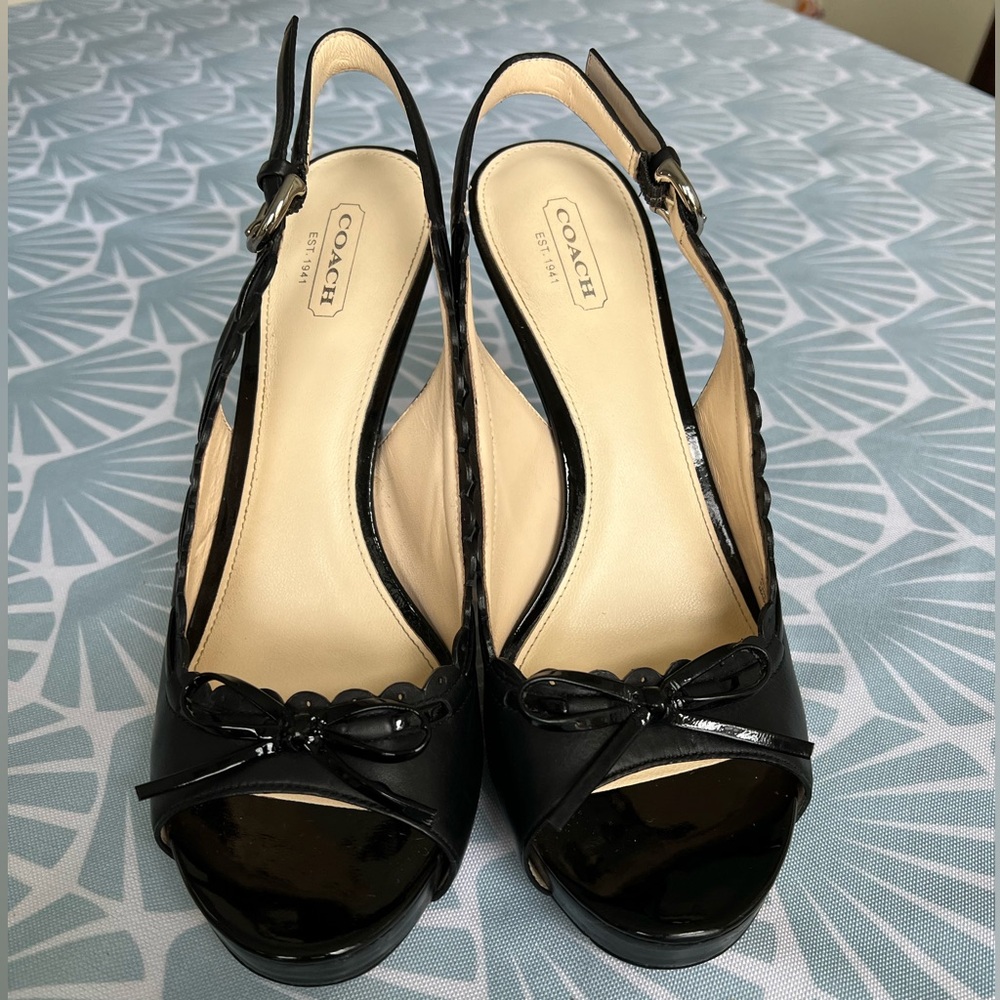 Coach Antonia Slingbacks 9.5